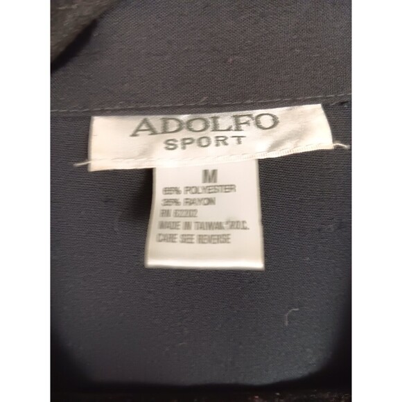 Adolfo Sport  Jacket Top Women’s Medium Vintage  Embroidered - Picture 3 of 6